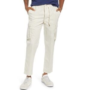 RAILS Emmerson Draw String Elastic Waistband Cargo Straight Leg Cotton Pants‎